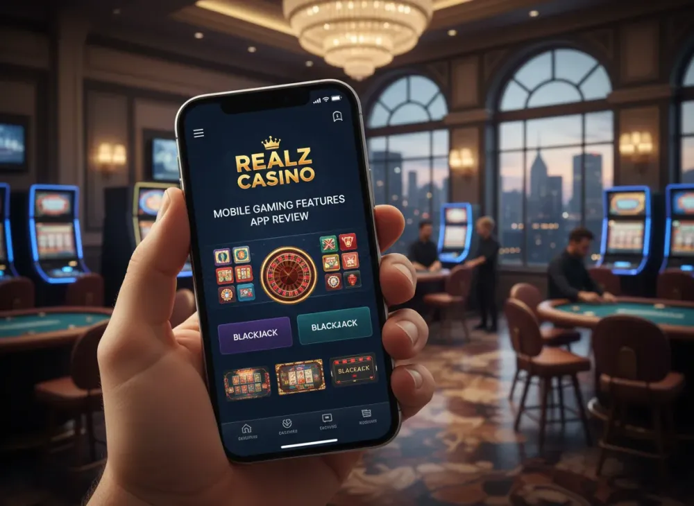 Realz casino app review and mobile gaming features