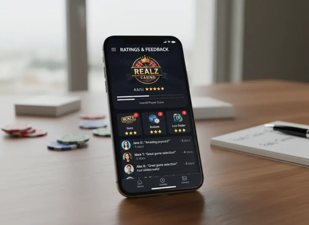 Realz casino review - ratings and player feedback